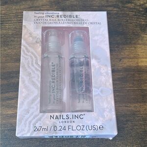 Inc.Redible Cosmetics Crystal Ball Rollergloss Duo NEW 2pc set
